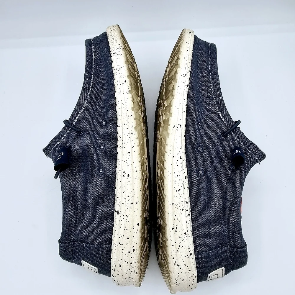 Hey Dude Wally Stretch Sox Blue Loafer Shoes